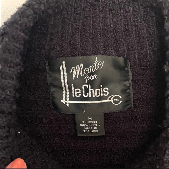 SOLD | Vintage | Long Oversized Bouche Knit Cardigan - Picture 15 of 16